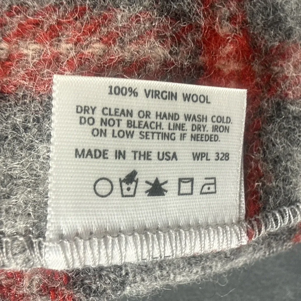 Faribault Woolen Mill x Target Plaid Wool Throw Blanket 50x60 Made USA NWT